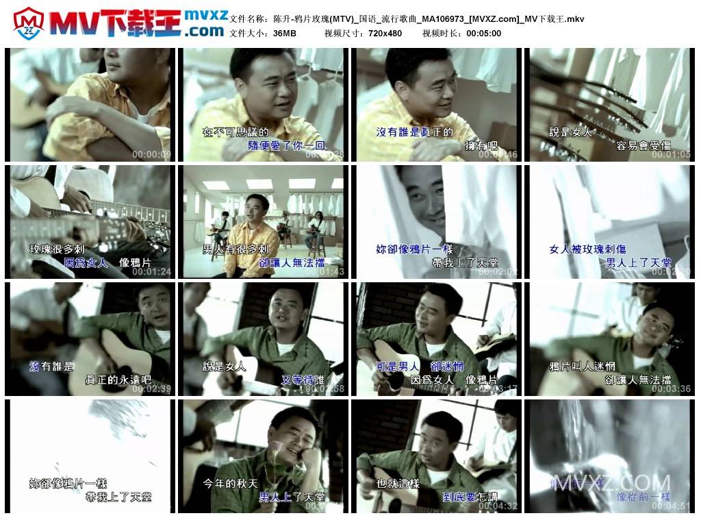 陈升-鸦片玫瑰(MTV)_国语_流行歌曲_MA106973